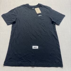 Nike Swoosh Tee Men Sz M Black Brand New